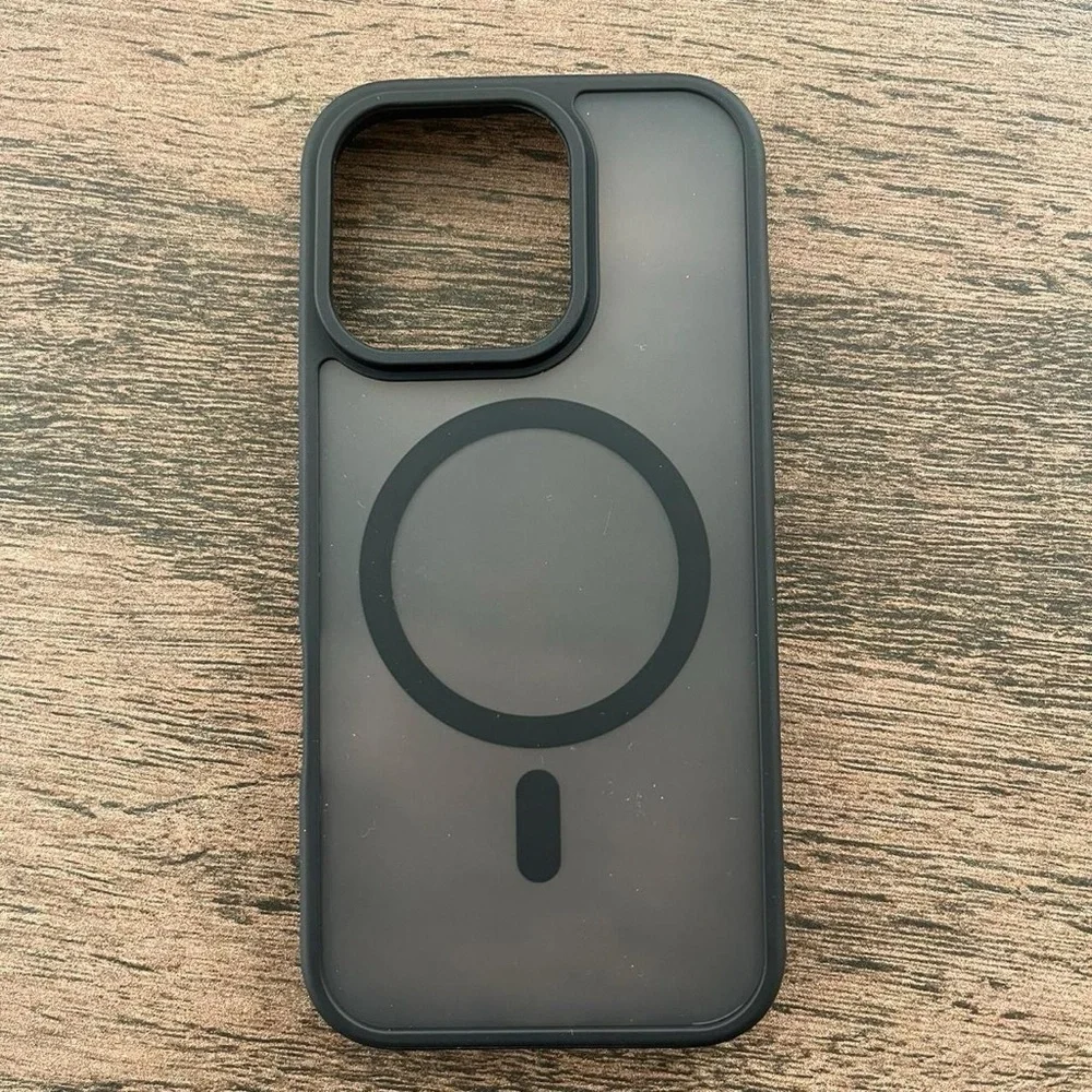 Sleek Black Phone Case